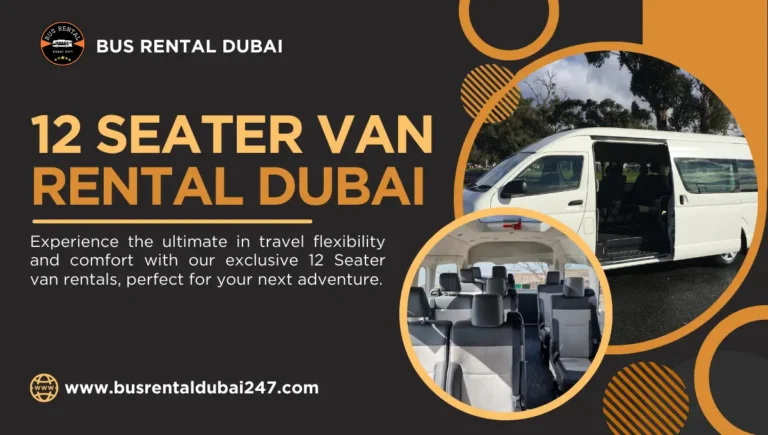 12 Seater Van Rental Dubai